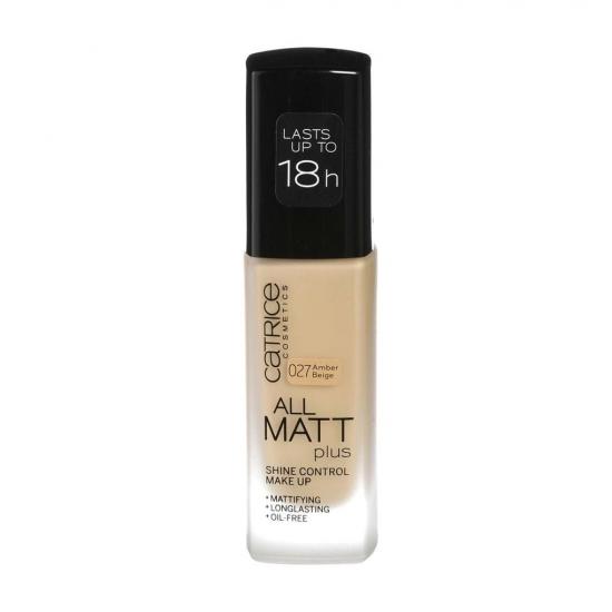 Catrice All Matt Plus - Shine Control 027 Amber Beige Make-Up Foundation Catrice All Matt Plus - Shine Control 027 Amber Beige Make-Up Foundation