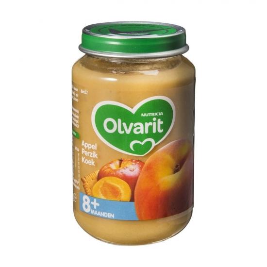 Olvarit 8M+ Appel Perzik Koek Olvarit 8M+ Appel Perzik Koek
