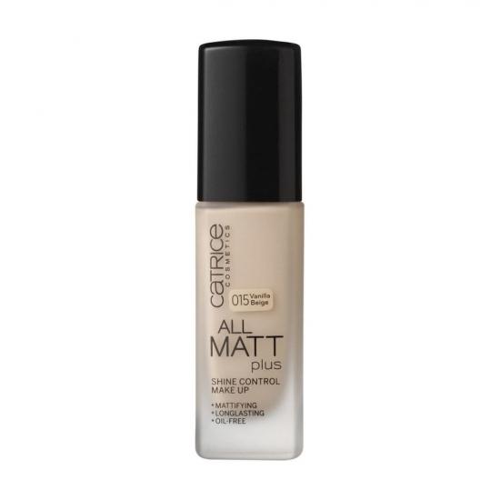 Catrice All Matt Plus 015 Vanilla Beige Shine Control Make-Up Foundation Catrice All Matt Plus 015 Vanilla Beige Shine Control Make-Up Foundation