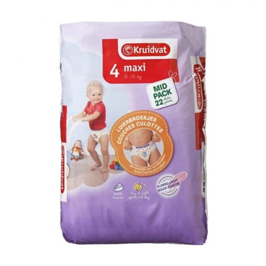Kruidvat 4 Maxi Luierbroekjes Midpack Kruidvat 4 Maxi Luierbroekjes Midpack