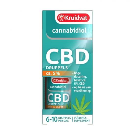 Kruidvat 5% CBD Druppels Kruidvat 5% CBD Druppels