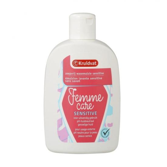 Kruidvat Femme Care Sensitive Zeepvrije Wasemulsie Kruidvat Femme Care Sensitive Zeepvrije Wasemulsie