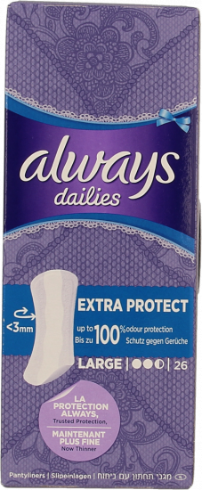 Always Inlegkruisjes Extra Protectie Large 