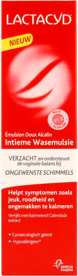 Lactacyd Wasemulsie ongewenste schimmels Lactacyd Wasemulsie ongewenste schimmels