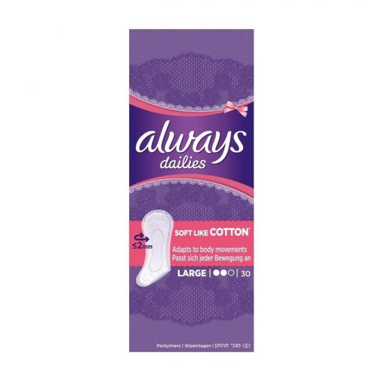 Always Twist u0026 Flex Large Discreet Inlegkruisjes Parfumvrij