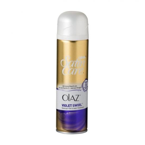 Gillette Venus Satin Care Violet Swirl Scheergel met een Vleugje Olaz Gillette Venus Satin Care Violet Swirl Scheergel met een Vleugje Olaz