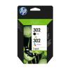 HP 302 Originele Zwarte/Drie-kleuren Inktcartridges
