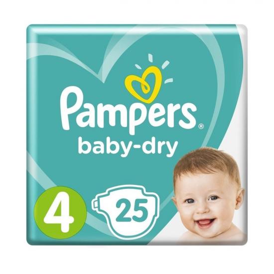 Pampers Baby-Dry Maat 4 9-14 kg Luiers Pampers Baby-Dry Maat 4 9-14 kg Luiers