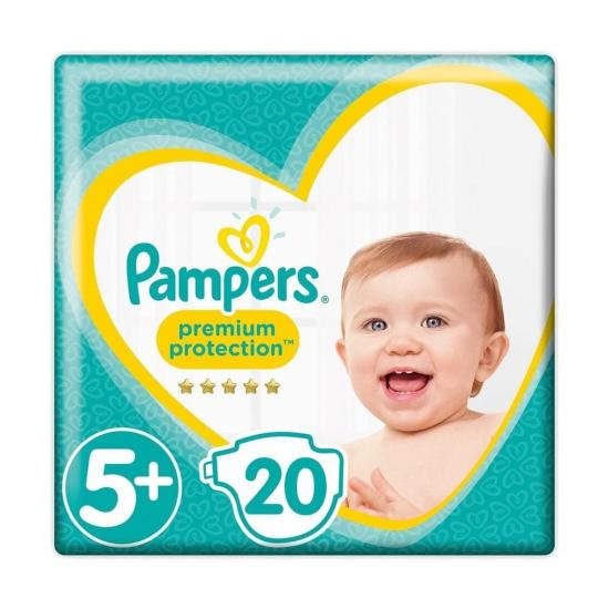 Pampers Premium Protection Maat 5+ 12-17kg Luiers Pampers Premium Protection Maat 5+ 12-17kg Luiers