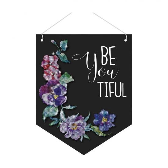 Diamond Painting Banner met Bloemen