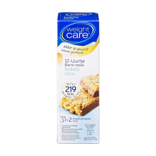 Weight Care 12-Uurtje Kokos Maaltijdreep Weight Care 12-Uurtje Kokos Maaltijdreep