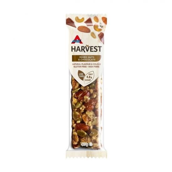Atkins Harvest Mixed Nuts u0026 Chocolate Snackrepen Atkins Harvest Mixed Nuts u0026 Chocolate Snackrepen