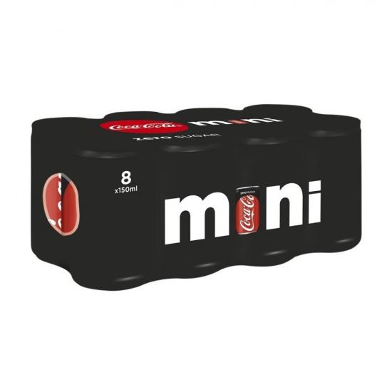 Coca Cola Zero Miniblikjes Coca Cola Zero Miniblikjes