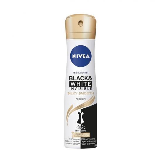 Nivea Invisible For Black u0026 White Silky Smooth Anti-Transpirant Deodorant Spray Nivea Invisible For Black u0026 White Silky Smooth Anti-Transpirant Deodorant Spray