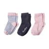 roze, antraciet, 12-18m, 3 paar