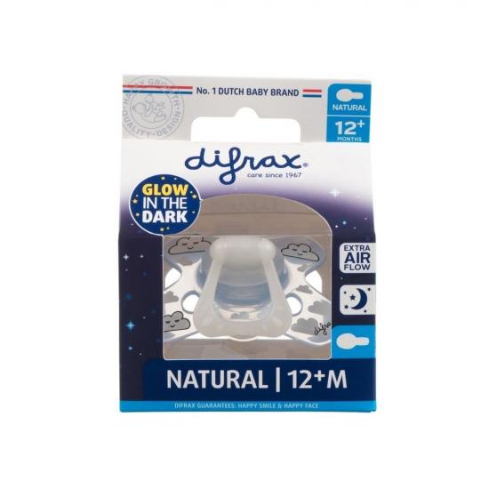 Difrax Natural 12+ Maanden Glow in the Dark Fopspeen Difrax Natural 12+ Maanden Glow in the Dark Fopspeen