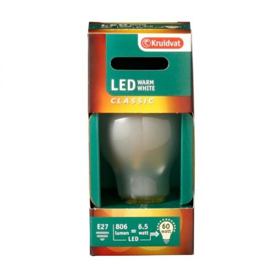 Kruidvat Frosted A60 6,5W Classic Led-Lamp