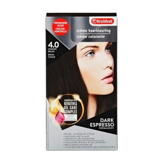 Kruidvat 4.0 Donker Bruin Crème Haarkleuring Kruidvat 4.0 Donker Bruin Crème Haarkleuring